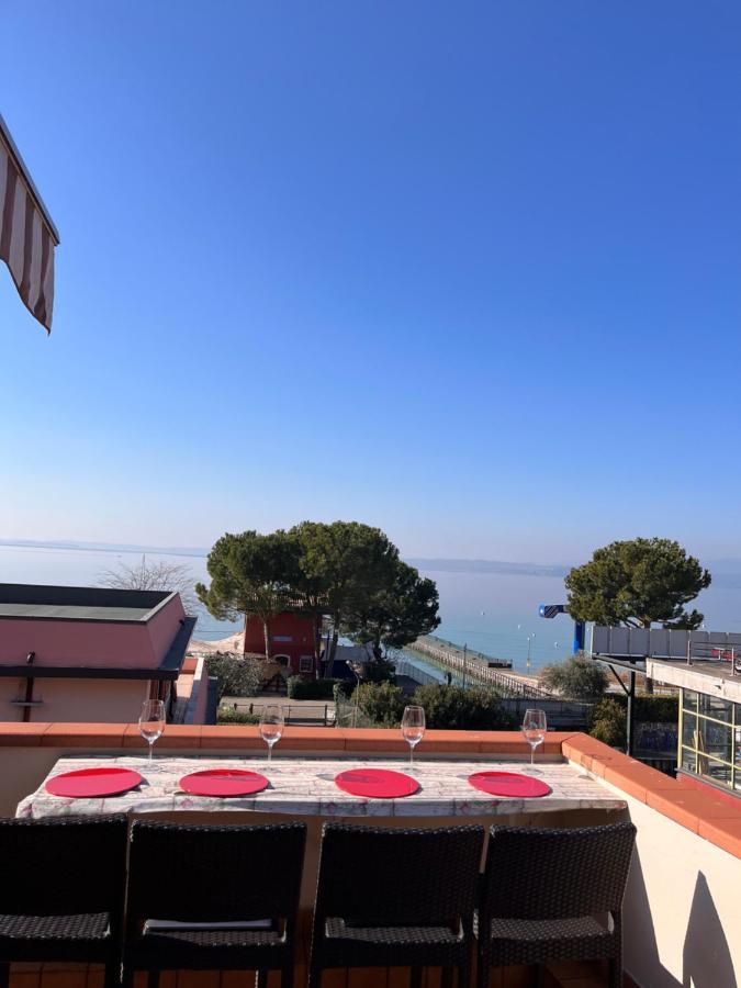 Ferienwohnung Favola Bella The Panoramic Penthouse Bardolino Exterior foto